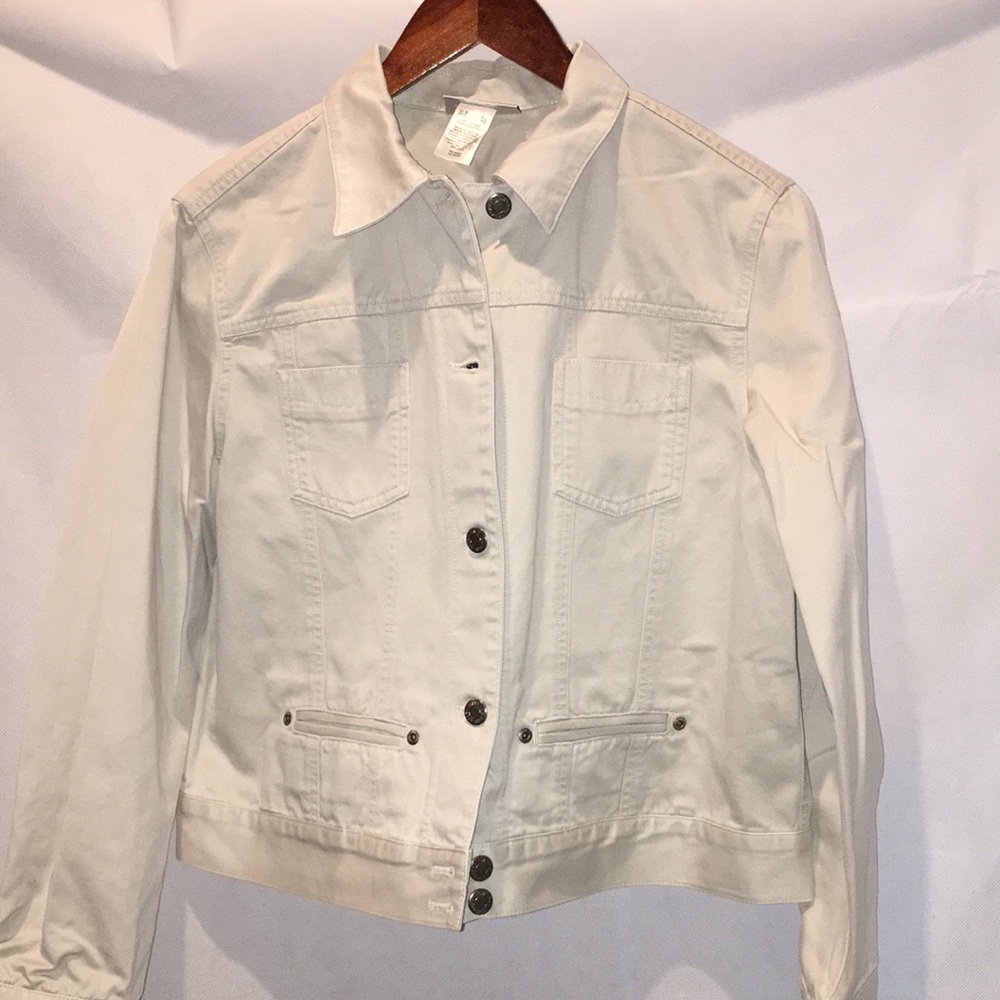 Jones New York Petite Khaki Light Jacket | Size LP